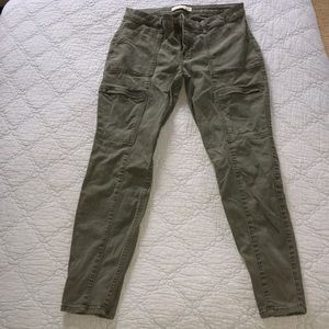 Abercrombie and Fitch green cargo pants
